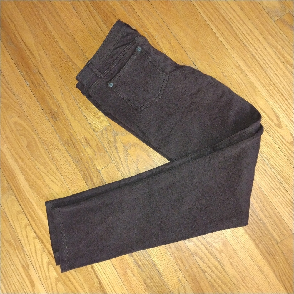 NWT Infinity Active Wear XXL Dark Brown Slim Jeans Stretch 93% Cotton 7% Spandex